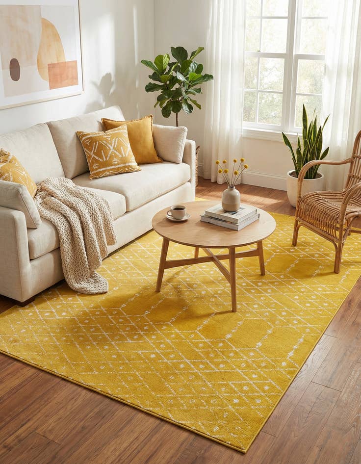 Detail image of  7' x 10' Paxon Trellis Rug