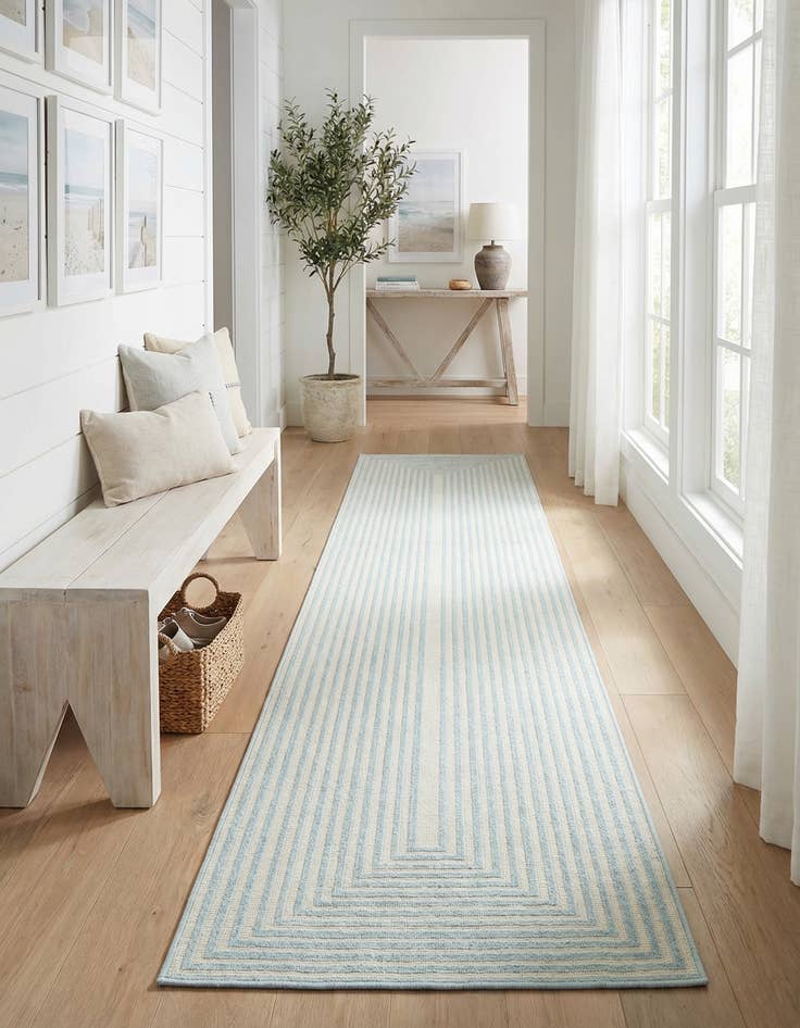 Detail image of 2' 7 x 12' Easy-Clean Sabrina Soto Indoor / Outdoor Runner Rug