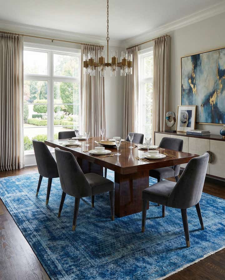 8' 10 x 11' 9 Vintage Royal Wool Rug