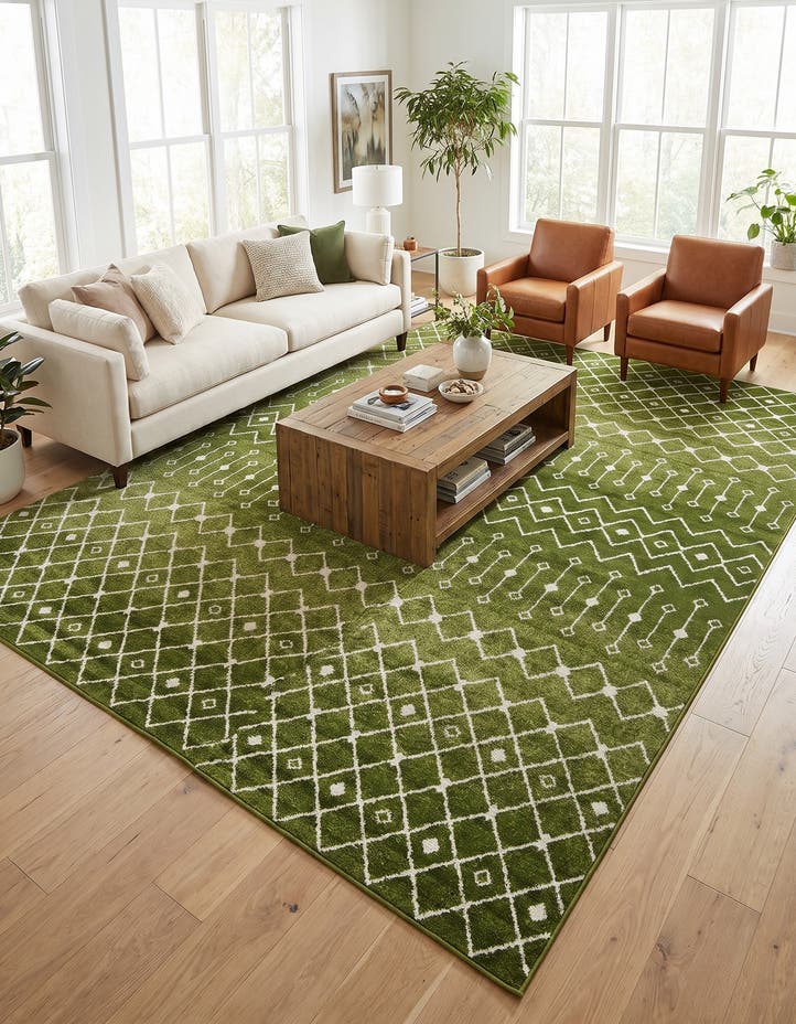 10' 8 x 14' Moroccan Trellis Rug