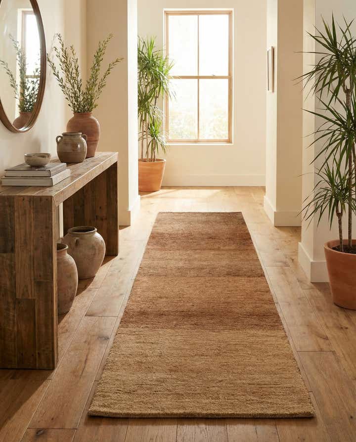 2' 8 x 11' Hand Knotted Gabbeh Wool Runner Rug
