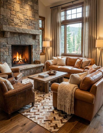 5' x 7' 10 Cowhide Rug