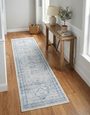 Gray Noble Runner Rug