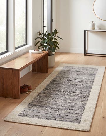 3' 1 x 5' 11 Hand Knotted Moroccan Wool Runner Rug