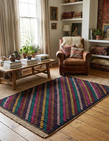 3' 10 x 5' 10 Hand Knotted Balouch Wool Rug