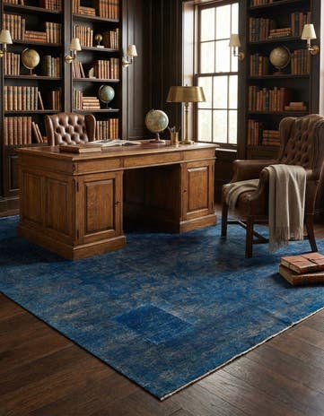 6' 5 x 9' 5 Hand Knotted Ultra Vintage Persian Wool Rug
