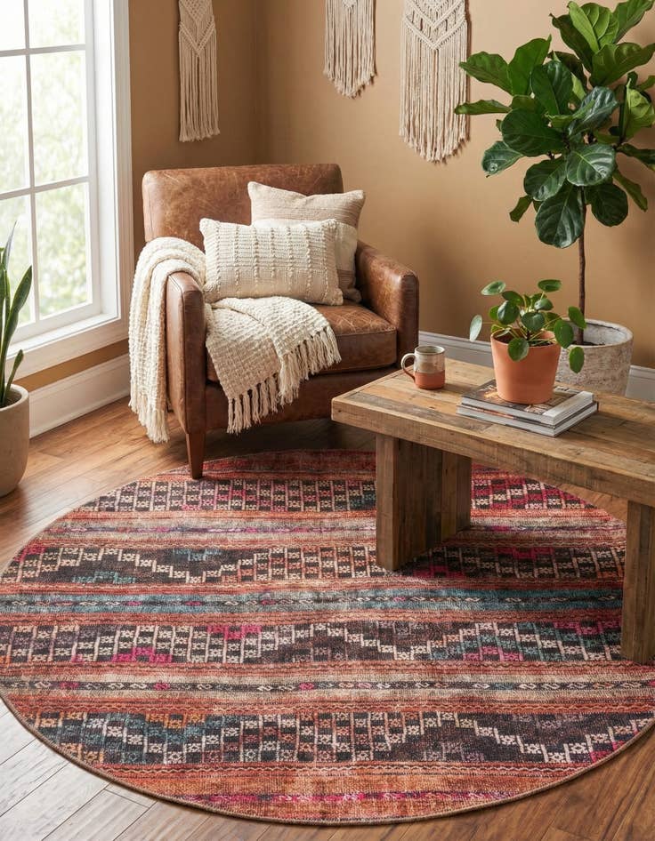 Detail image of 5' x 5' Timeless Round Rug