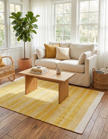 4' 1 x 6' 1 Hand Woven Lariat Rug