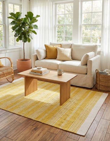 4' 1 x 6' 1 Hand Woven Lariat Rug