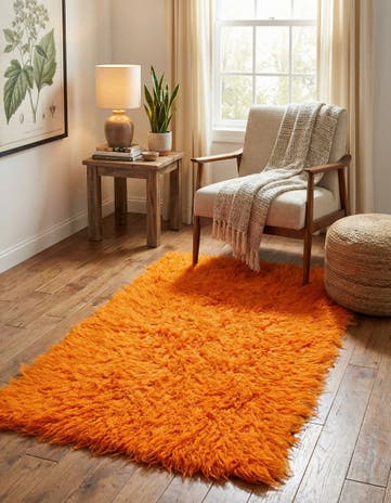 2' 5 x 4' 6 Hand Knotted Moroccan Wool Rug