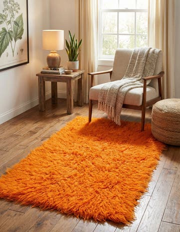 2' 5 x 4' 6 Hand Knotted Moroccan Wool Rug