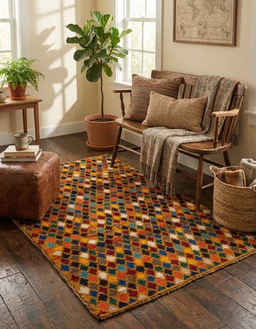 3' x 4' 7 Hand Knotted Balouch Wool Rug
