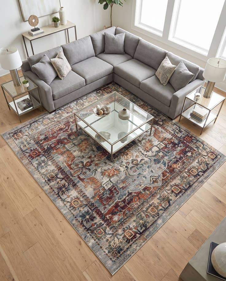 Detail image of 10' x 10' Isabella Square Rug