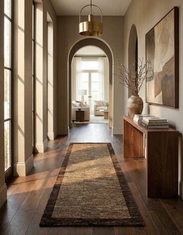 2' 7 x 8' Juma Wool Runner Rug