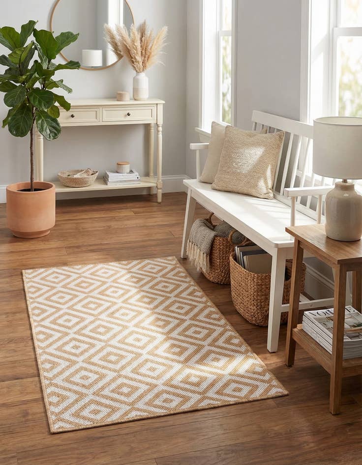 Detail image of 2' x 3'  Washable Jill Zarin Costa Rica Indoor / Outdoor Rug