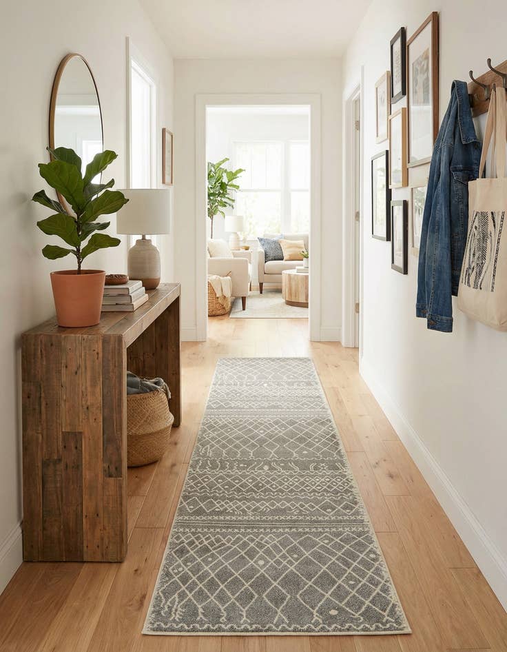 Detail image of 2' 7 x 10' Tangier Runner Rug