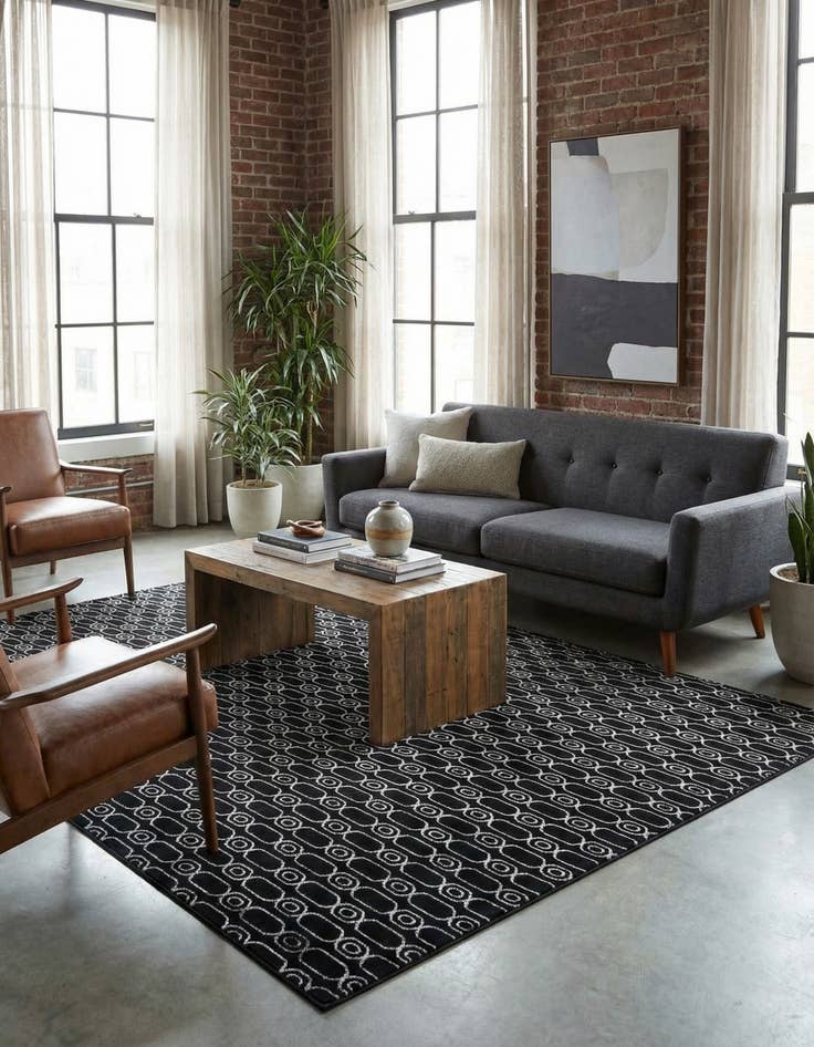 Detail image of  7' 10 x 10' Vogue Geo Rug