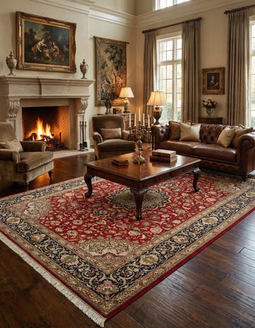 6' 9 x 10' Tabriz Rug