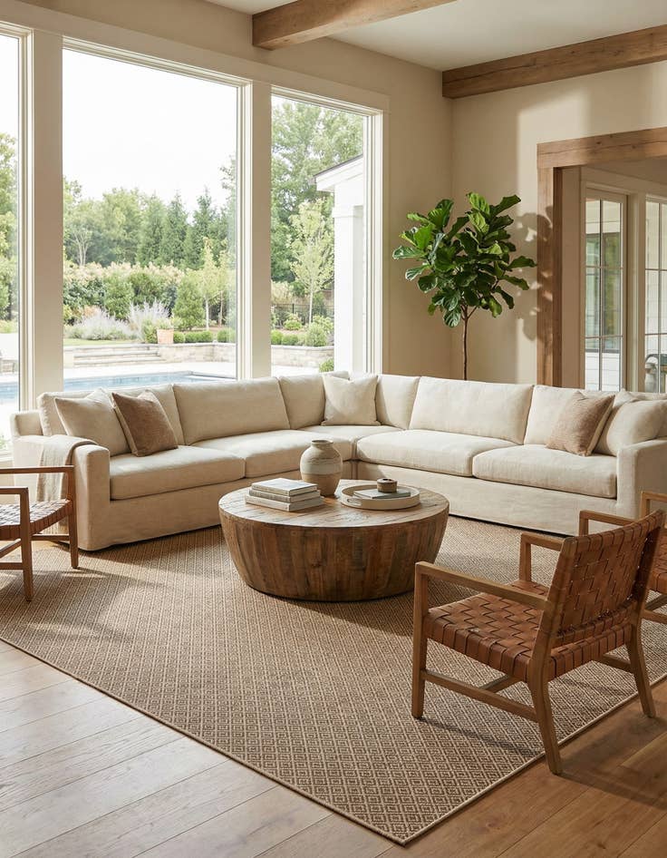 Detail image of  12' 8 x 12' 8 Dunes Square Rug