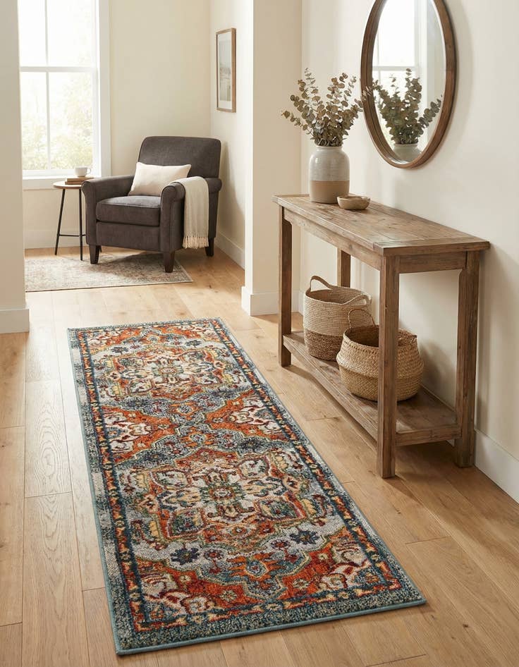 Detail image of 2' x 6' Isabella Runner Rug