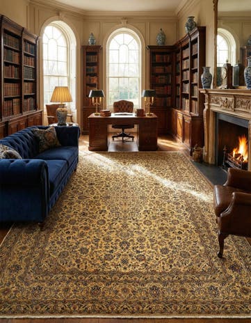 9' 4 x 12' 6 Kashmar Wool Rug