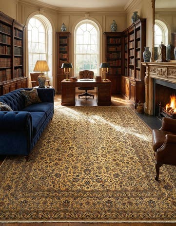 9' 4 x 12' 6 Kashmar Wool Rug