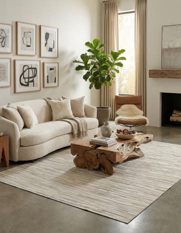 5' x 8' Cowhide Stocks Rug
