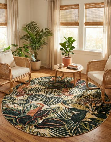 Blossom Round Rug