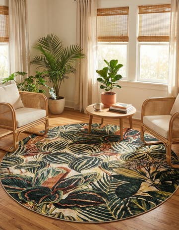 Blossom Round Rug