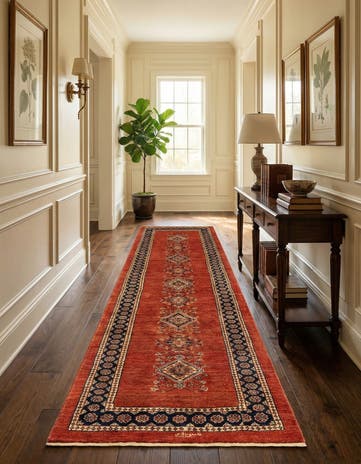 2' 8 x 9' Luribaft Wool Runner Rug