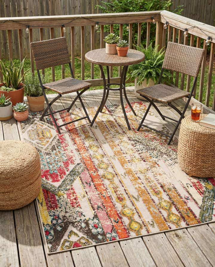 5' x 7' Easy-Clean Casablanca Indoor / Outdoor Rug