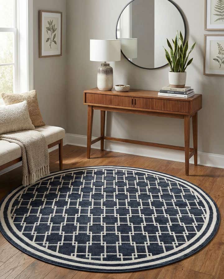 Jill Zarin 5' x 5' Metropolitan Uptown Round Rug