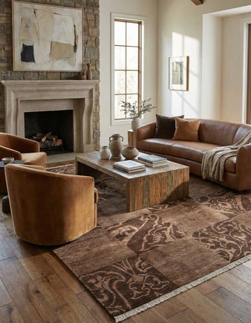 6' 9 x 10' 1 Hand Knotted Darya Wool Rug