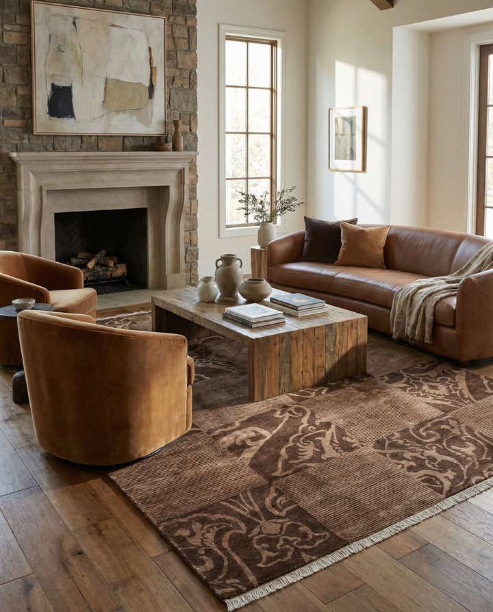 6' 9 x 10' 1 Hand Knotted Darya Wool Rug