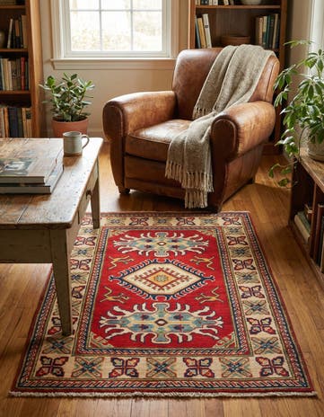 2' 8 x 4' 2 Hand Knotted Kazak Rug