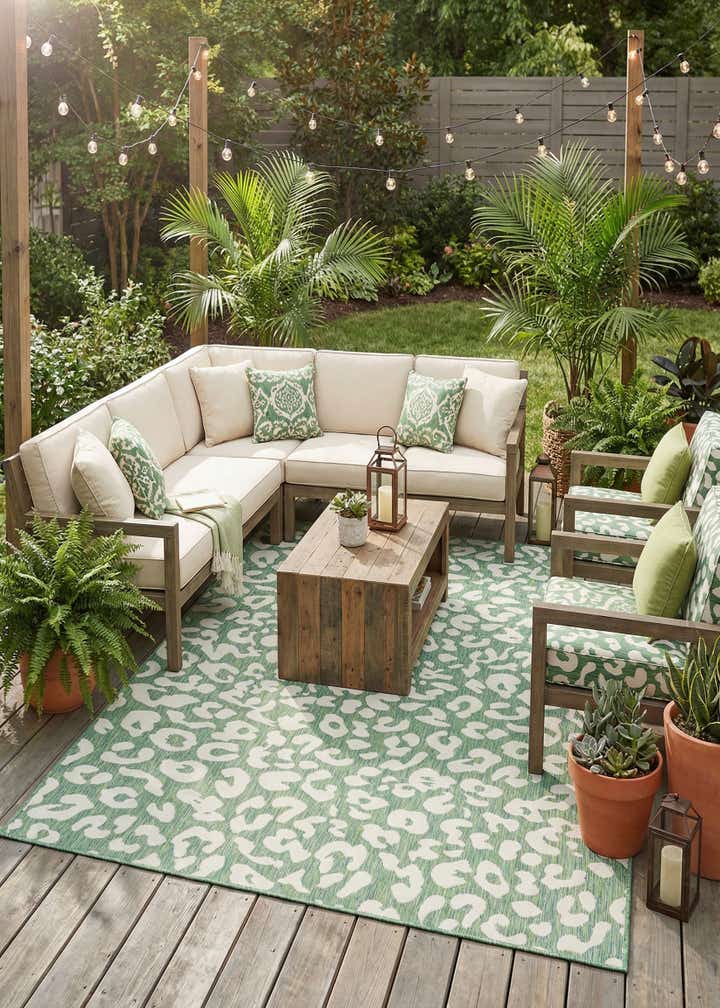 7' x 10' Easy-Clean Safari Indoor / Outdoor Rug