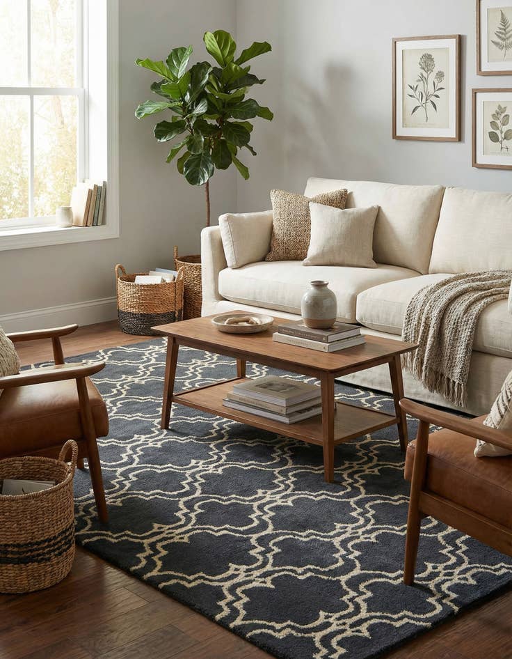 Detail image of 5' 1 x 8' Luna Rug