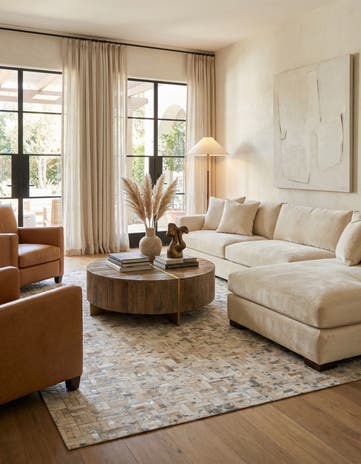 4' 11 x 8' 1 Cowhide Stocks Rug