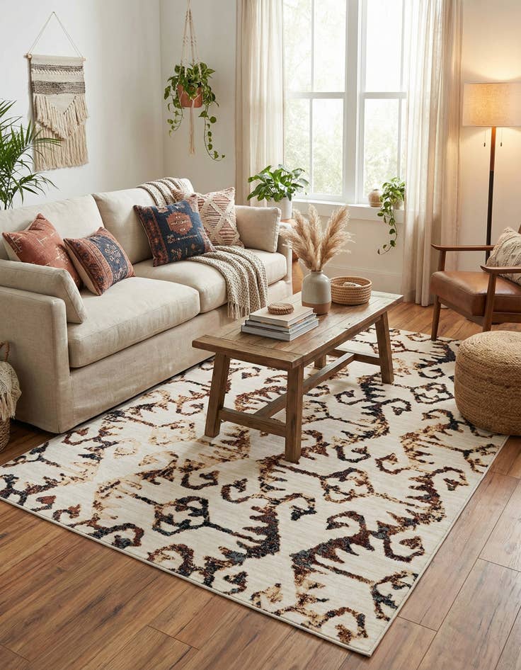 Detail image of 5' 2 x 7' 8 Nain Rug