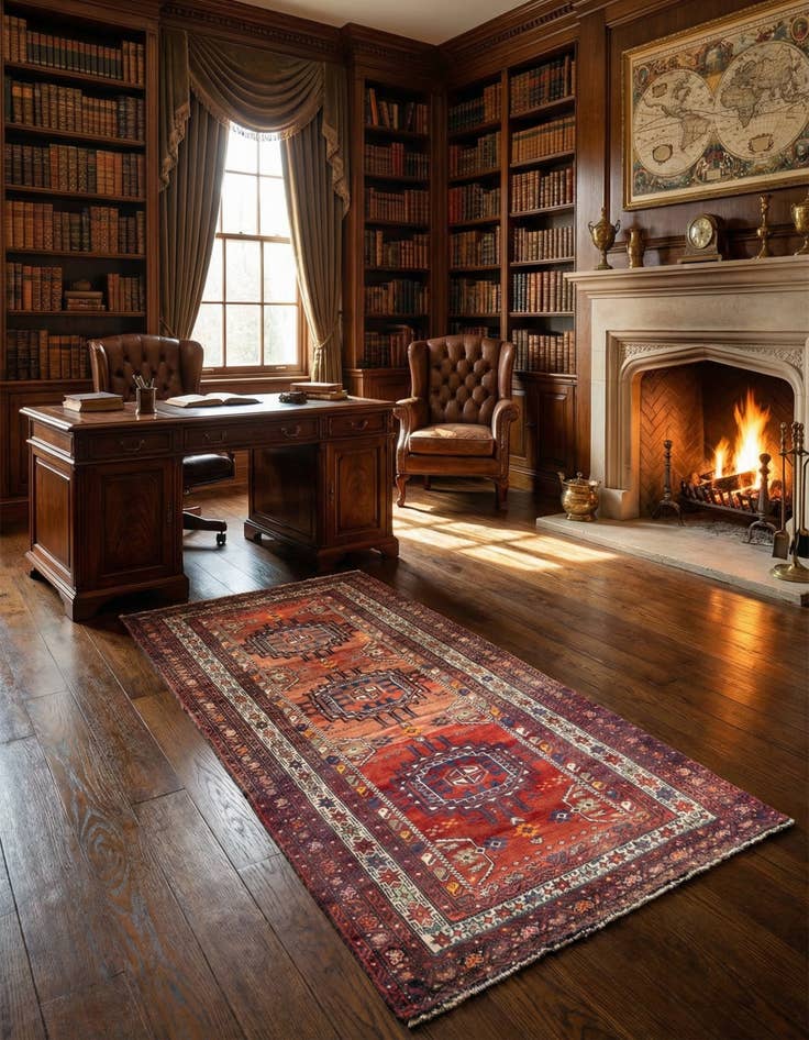 Detail image of 3' 6 x 7' 6 Torkman Rug