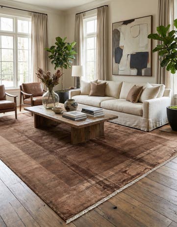 8' 2 x 11' 6 Hand Knotted Darya Wool Rug