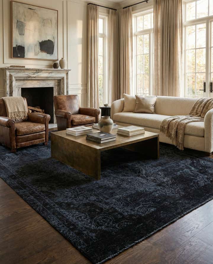 7' 10 x 10' 10 Hand Knotted Ultra Vintage Persian Wool Rug