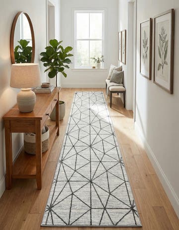 3' x 19' 8 Lattice Trellis Runner Rug