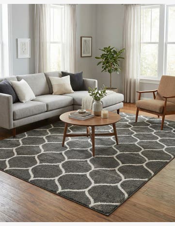 6' x 9' Trellis Frieze Rug