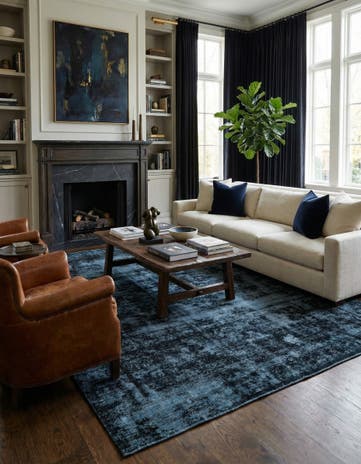 9' 1 x 12' Hand Knotted Ultra Vintage Persian Wool Rug