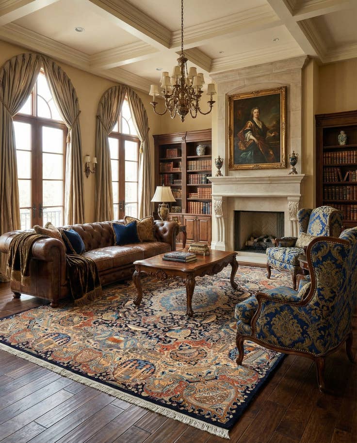 Detail image of 10' x 13' Kashmar Wool Rug