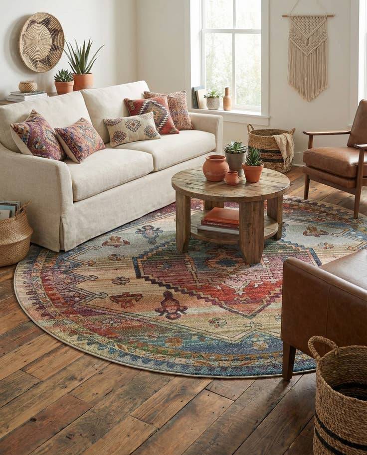 Detail image of 8' x 8' Isabella Round Rug