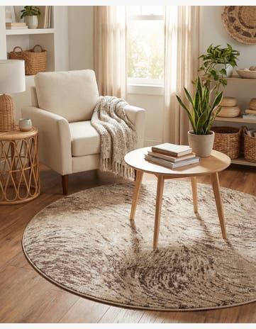 4' x 4' Oasis Round Rug