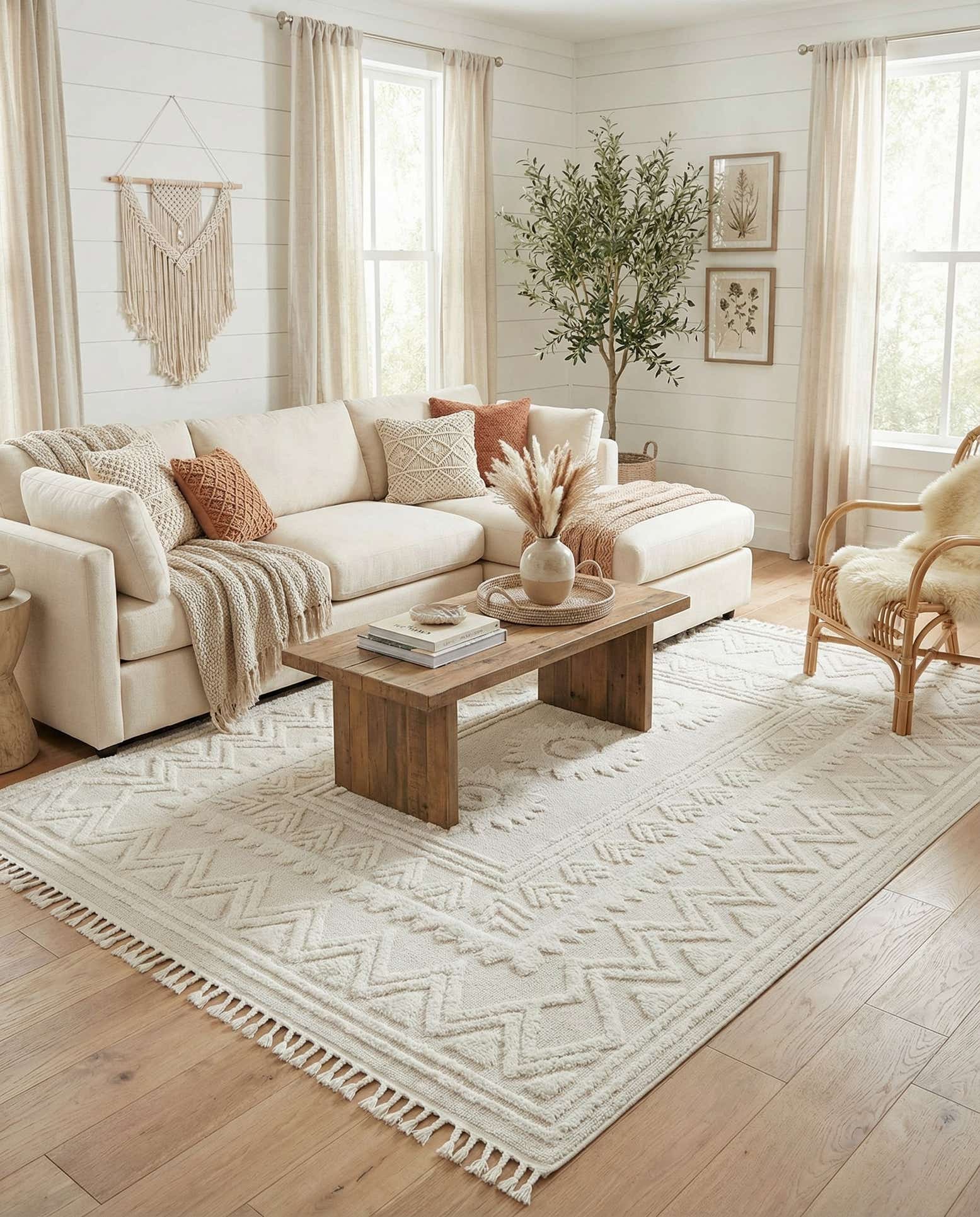 9' x 12' Boho Rug