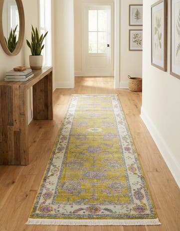 Green Paragon Runner Rug